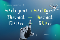Lusmina Eclipse - Modern Logo Font | Web Font Product Image 9