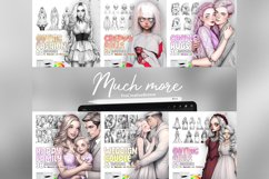 60 Procreate Gothic Fashion Style Stamp Brushes Product Image 11