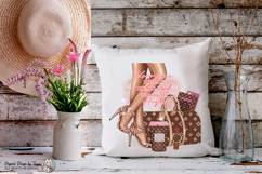 Luxury Heels Travel Fashion Quote PNG Glam Style Women Product Image 11