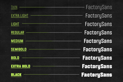 Factory Sans - Modern Sans Typeface Product Image 9