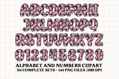 Cottagecore Alphabet png clipart, Floral letters doodle Product Image 3
