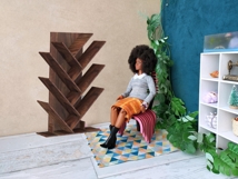 Miniature modern bookcase tree digital download file, 1:6 Product Image 8