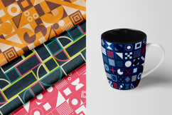 10 colorful geometric seamless vector patterns Product Image 9