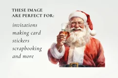 santa claus clipart, christmas clipart sublimation Product Image 3