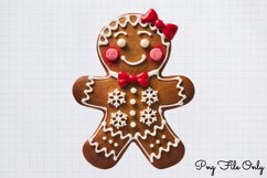 Cute Christmas Gingerbread Clipart Bundle PNG Product Image 12