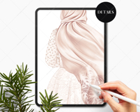 Nikah Muslim Wedding Clipart Portrait Creator Product Image 6