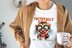 Funny Sarcasm Sublimation design PNG Quote Animal Product Image 3