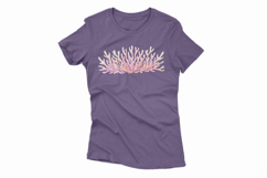 Underwater Coral Reef Sea Anemone Pastel Colors PNG Summer Product Image 4