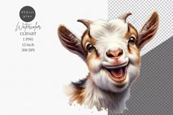 Farm animals clipart, Goat clipart, Cute animals Product Image 1