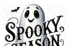 Spooky Season Ghost, Digital Download for T-shirt Designs Product Image 3