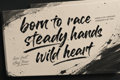 Blazing Hollow Font - Bold Brush Script Product Image 9
