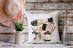 Hairdresser Glam PNG Salon Tools Luxury Beauty Gold Design Product Image 7