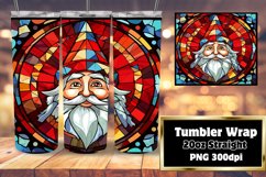 3D Stained Glass Festive Magic Christmas Wrap 20oz Product Image 1