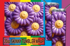 Floral Fantasy Fiesta: Colorful Tumbler Delights Product Image 1
