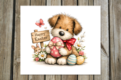 Easter animals | 4 Skinny tumbler Sublimation designs PL2 Product Image 5