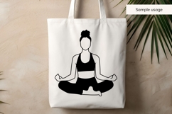 Yoga SVG Bundle, Meditation Clipart Product Image 7