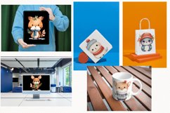 Winter Animals Christmas 31 Cliparts Collection Product Image 9