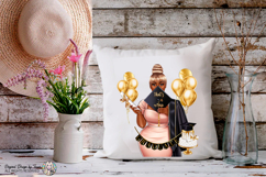 Black Girl Graduation PNG That’s a Wrap Blonde Bun Design Product Image 10