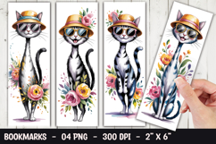 Hat Cat Bookmark Sublimation Product Image 1