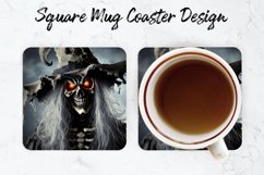 Halloween Mug coaster | Coaster | Sublimation Design Product Image 1