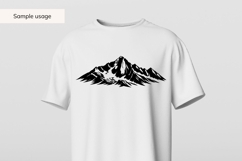 Mountain SVG Bundle - 10 Hand Drawn Mountain Designs Product Image 7