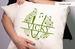 Music Monogram SVG Bundle A-Z Product Image 9