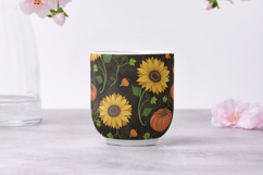 Sunflower &amp; Pumpkin Patch Harvest Seamless Pattern Product Image 9