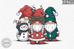 Christmas Gnome Sublimation - Clipart PNG Bundle Product Image 6