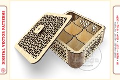 Box Organizer v2 - laser cut file - Glowforge ready SVG Product Image 9
