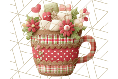 Christmas Clipart, Crafter’s Christmas Paper and Fabric Art Product Image 5