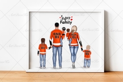 Hockey Family clipart: &quot;HOCKEY CLIPART&quot; Hockey jerseys PNG Product Image 3