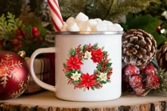 Christmas Wreath Designs PNG Downloads Product Image 5