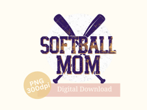 Softball Mom PNG Bundle, 7 Sublimation Designs Product Image 3