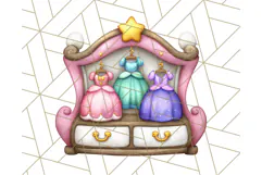 Princess Castle Room PNG Clipart for Royal Interiors & Scene Product Image 5