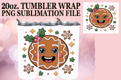 Joyful Hearts 20oz tumbler wrap, Cute Christmas Product Image 1