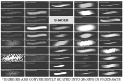 120 Tattoo Procreate Brushes, Stipple Brushes, Dot Work Set Product Image 9