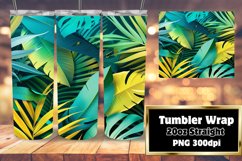 Sublimation Tumbler Wrap with Vibrant Gradient 20oz Product Image 1
