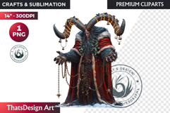 Krampus Christmas Clipart , Evil Santa Christmas clipart png Product Image 1