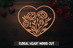 28 Wood Cut Valentine Heart SVG I Paper Cut Valentine Heart Product Image 10
