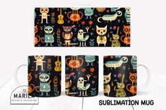 Day of the Dead Mug Sublimation Design / halloween Mug #1 Product Image 1