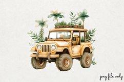 Cute Jungle Animals Tropical Clipart PNG Product Image 1