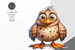 Funny clipart, Bird clipart, Funny bird, Bird sublimation Product Image 1