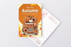 Rustic Autumn Bookscape Clipart Bundle Product Image 9