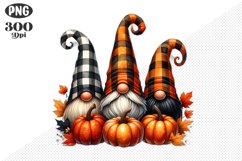 Halloween Gnomes Sublimation - Clipart PNG Design Product Image 1