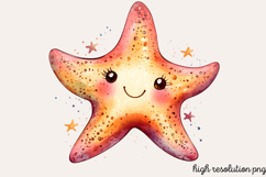 Cute Space Nursery Clipart Sublimation PNG Product Image 1