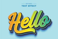 Editable Text Effect for Illustrator. Vector Graphic styles Product Image 1