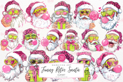 Funny Retro Santa Clipart Product Image 1
