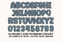 POLICE Alphabet &amp; Numbers Clipart Classroom PNG Bundle Product Image 3
