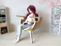 Miniature 1/3 scale chair digital file download. Shield para Product Image 9