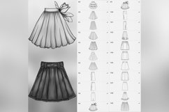 100 Procreate Skirts Stamp Brushes Product Image 10
